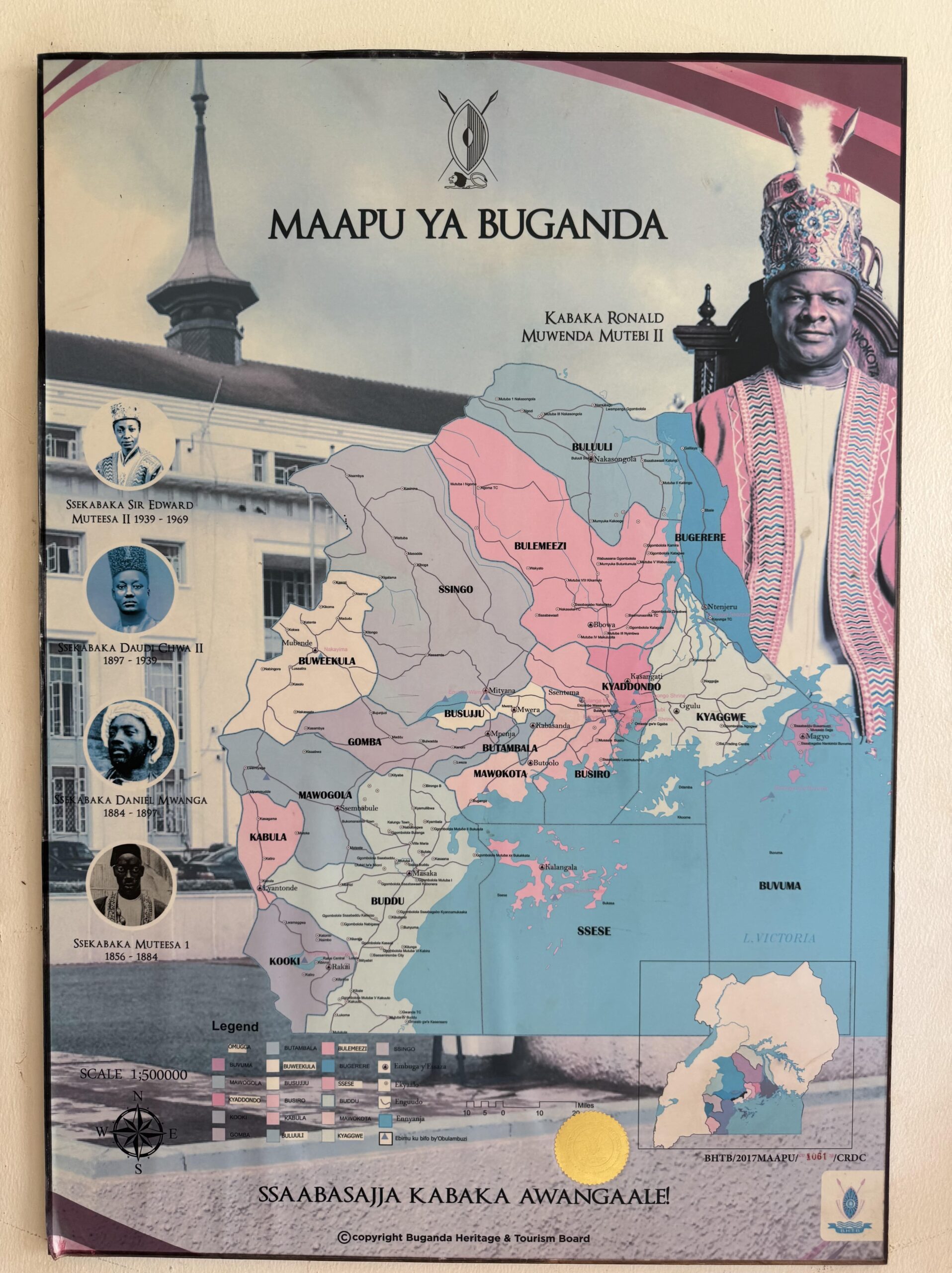 De koning van Buganda