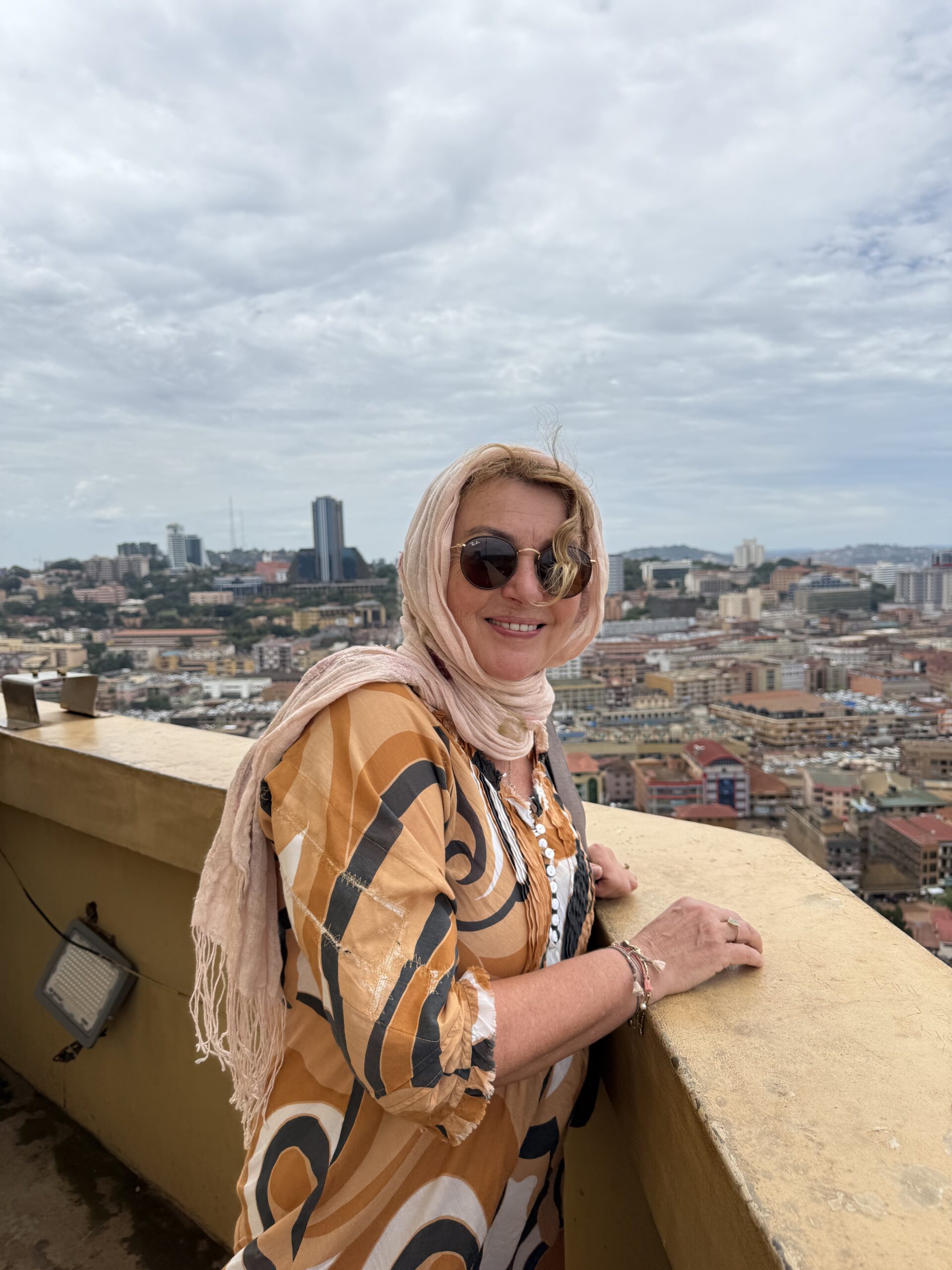 Uitzicht vanuit de minaret Kampala