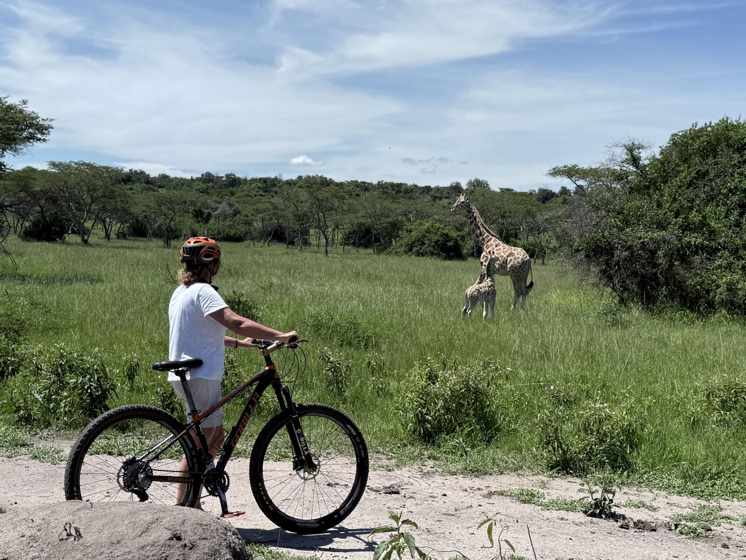 fietsen in Lake Mburo