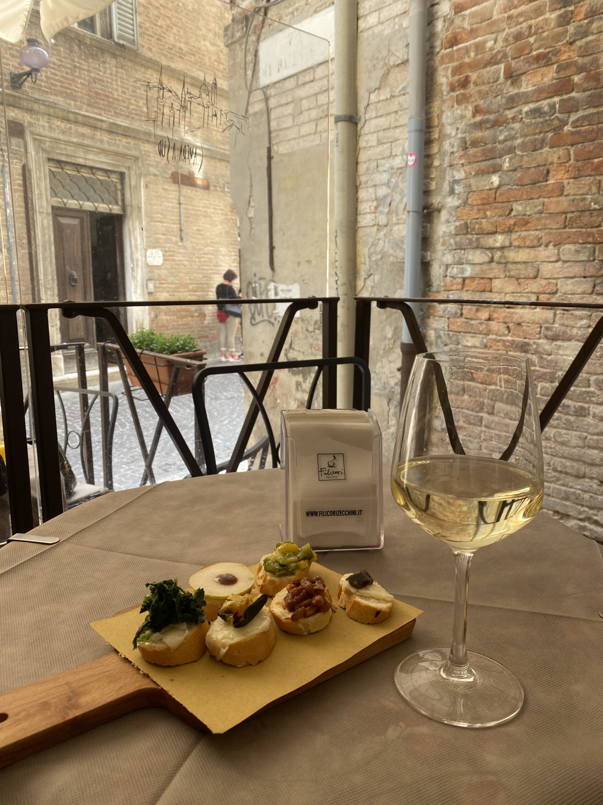 Terrasje in Urbino