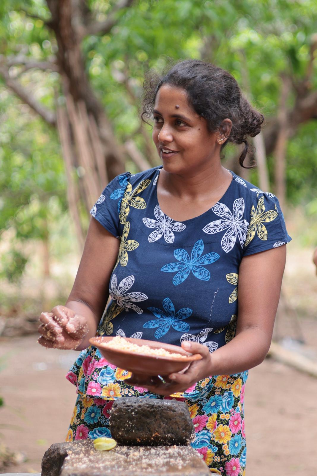 vrouw in Sri Lanka vrouw in Sri Lanka